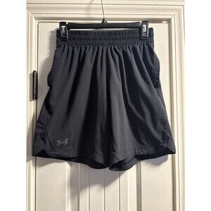Under Armour Men's Athletic Shorts Size Small Black Elastic Waist Training Gym